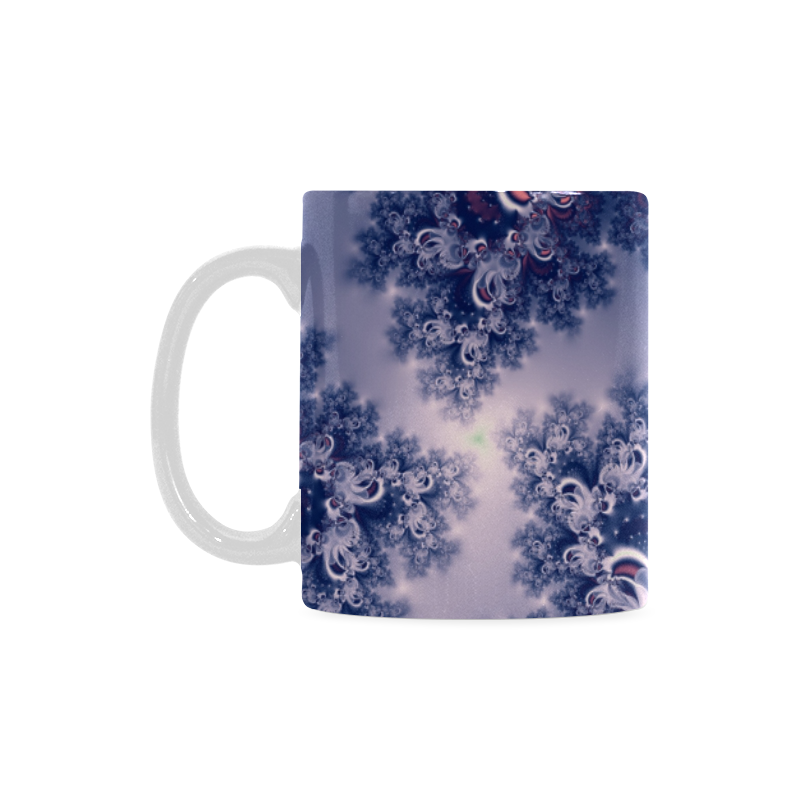Purple Frost Fractal White Mug(11OZ)