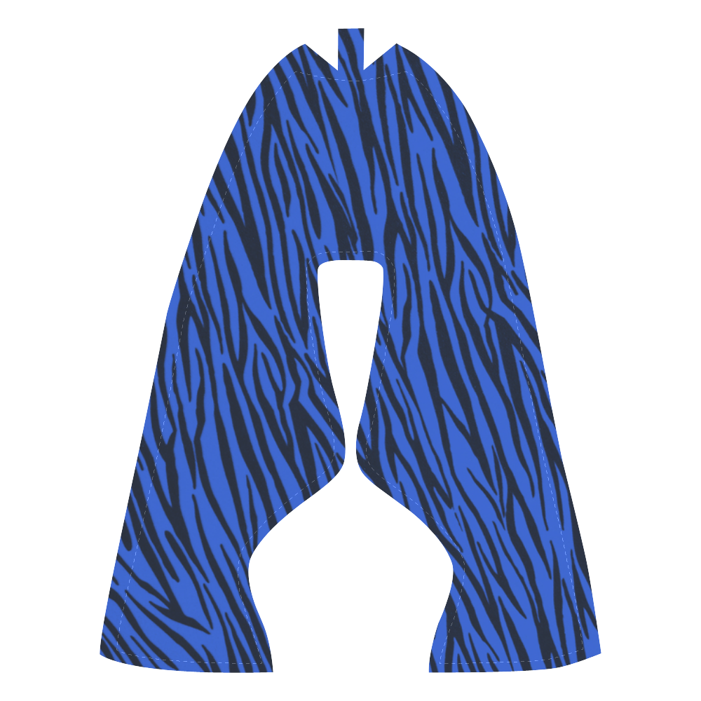Blue Zebra Stripes Women’s Running Shoes (Model 020)