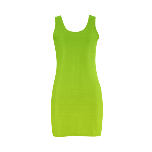 Apple green gradient VAS2 Medea Vest Dress (Model D06)