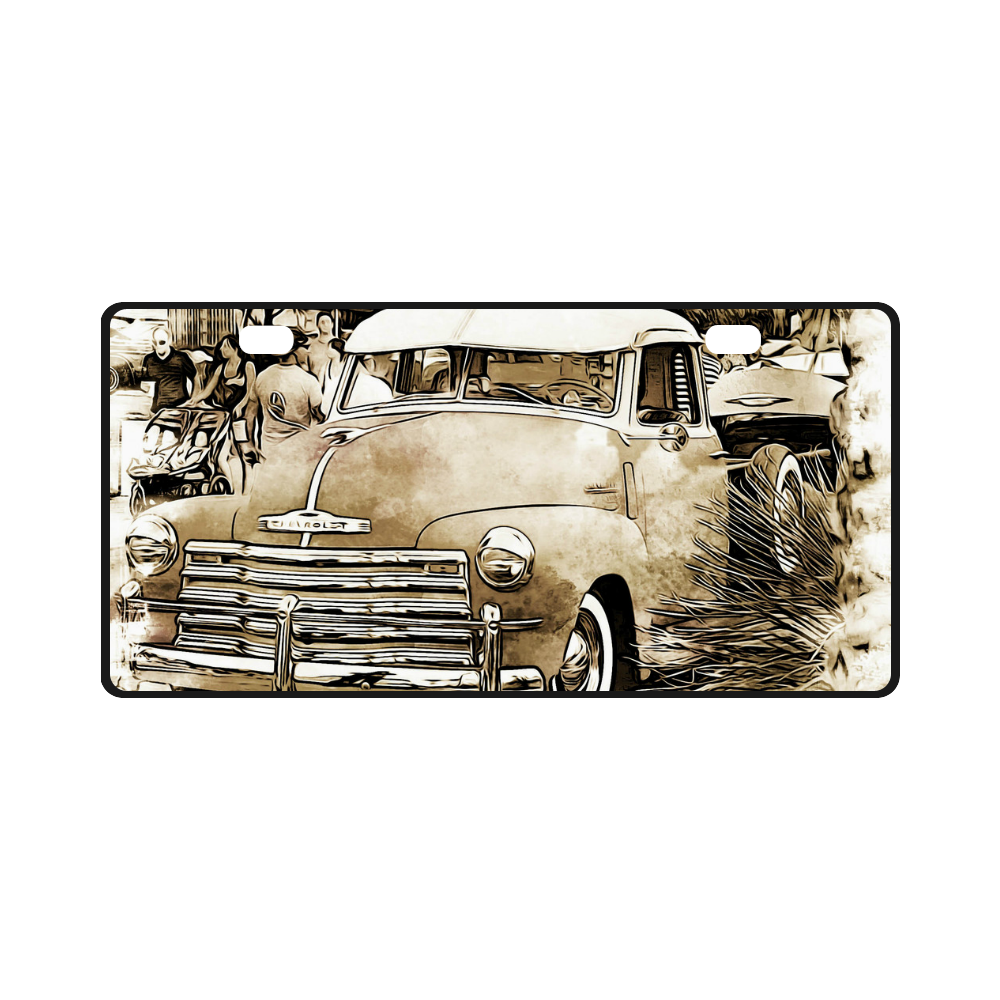Vintage Chevrolet Chevy Truck License Plate