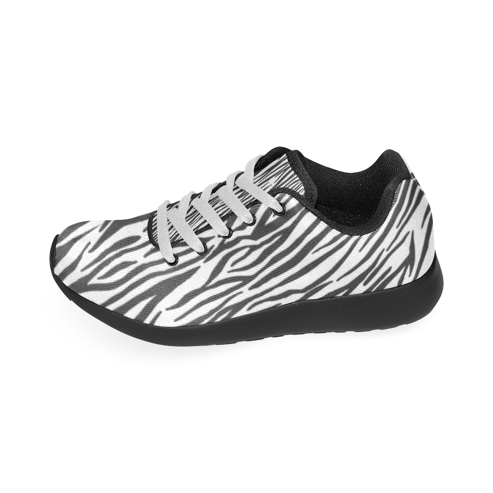 Zebra Stripes Women’s Running Shoes (Model 020)