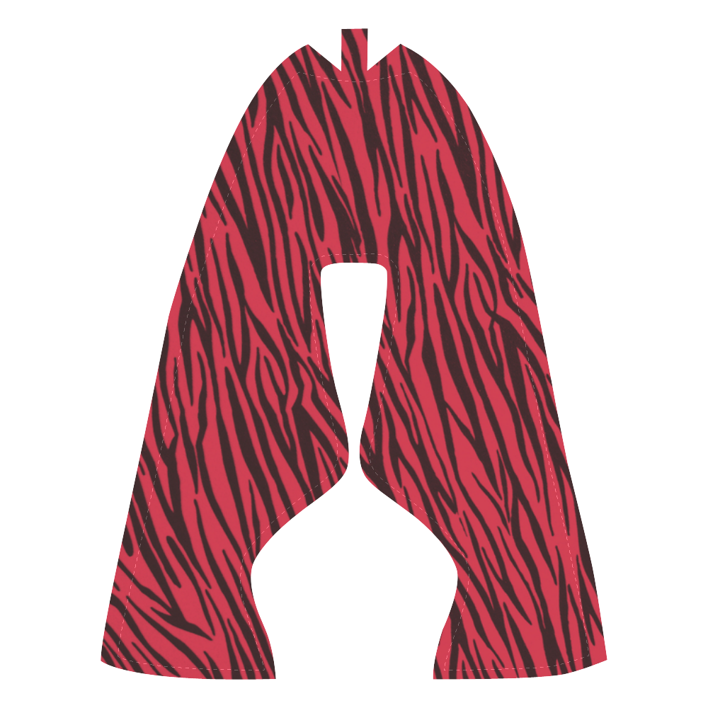 Red Zebra Stripes Women’s Running Shoes (Model 020)