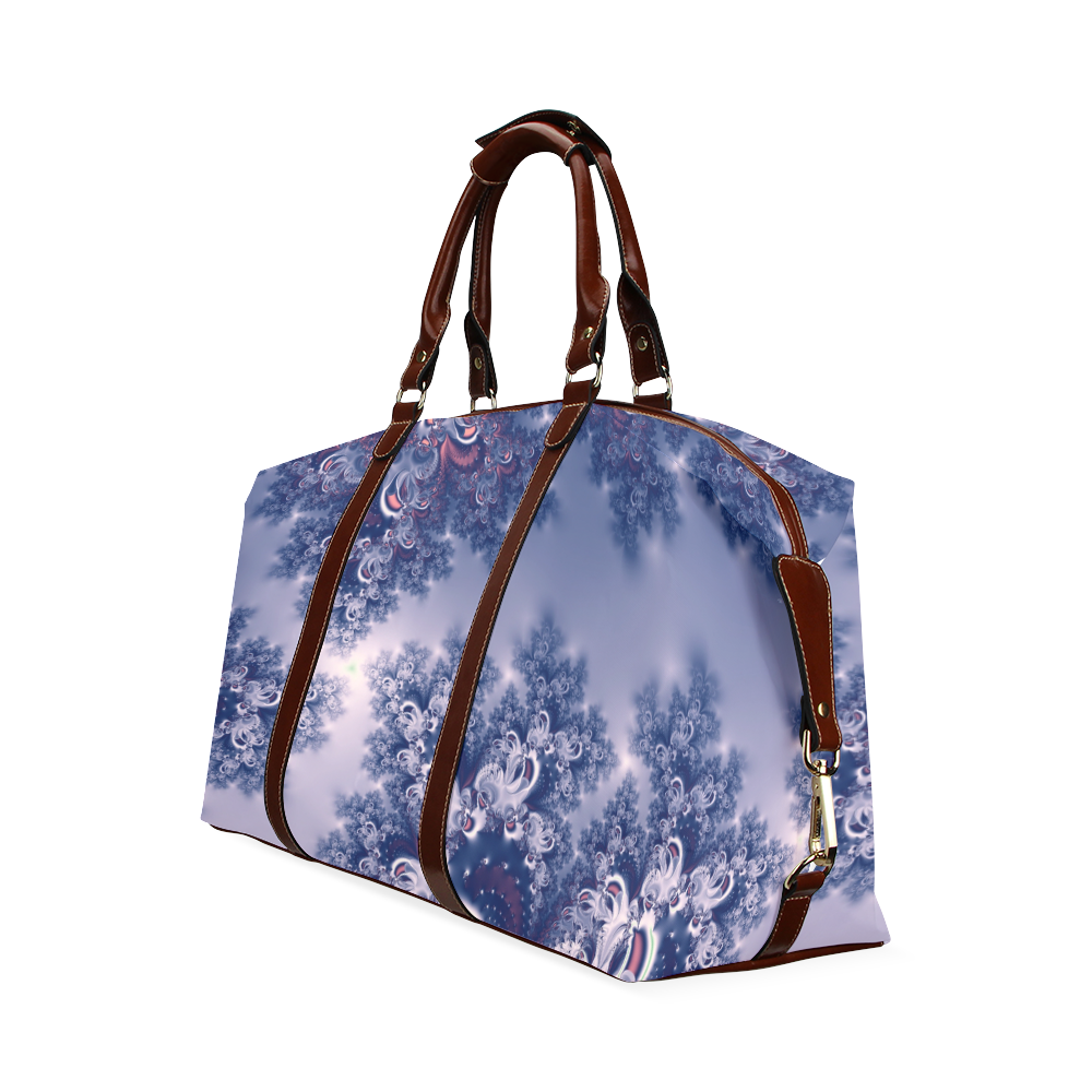 Purple Frost Fractal Classic Travel Bag (Model 1643)