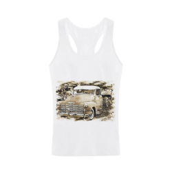 Vintage Chevrolet Chevy Truck Plus-size Men's I-shaped Tank Top (Model T32)