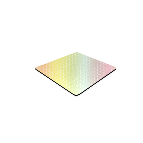 Soft Rainbow Square Square Coaster