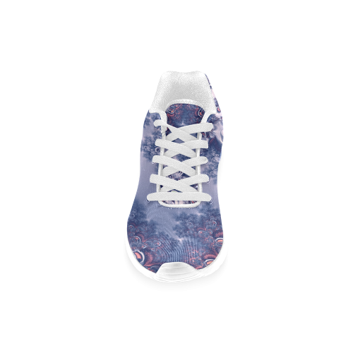 Purple Frost Fractal Men's Running Shoes Men’s Running Shoes (Model 020)