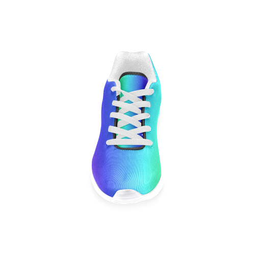 Crayon Box Ombre Rainbow Women’s Running Shoes (Model 020)