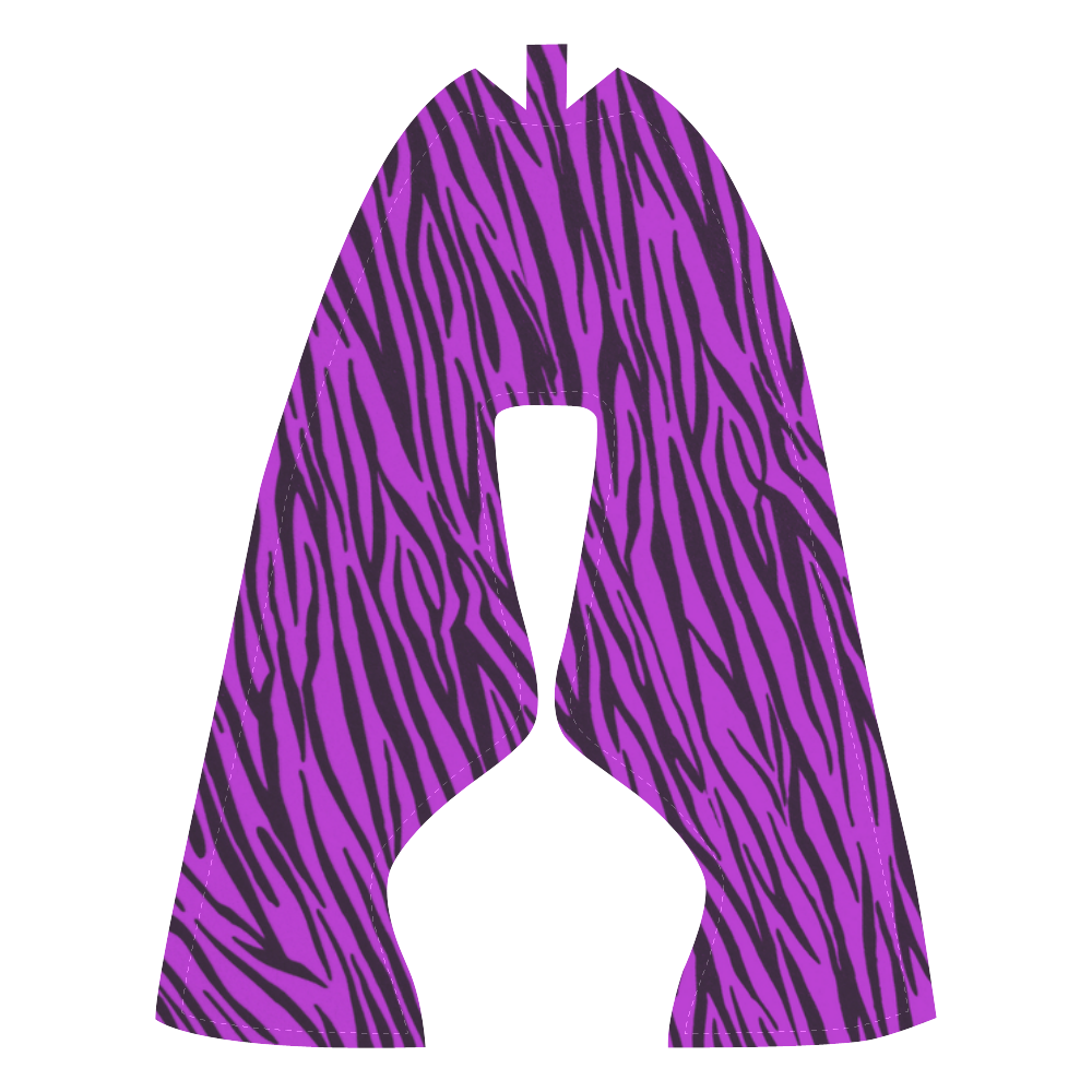 Purple Zebra Stripes Women’s Running Shoes (Model 020)