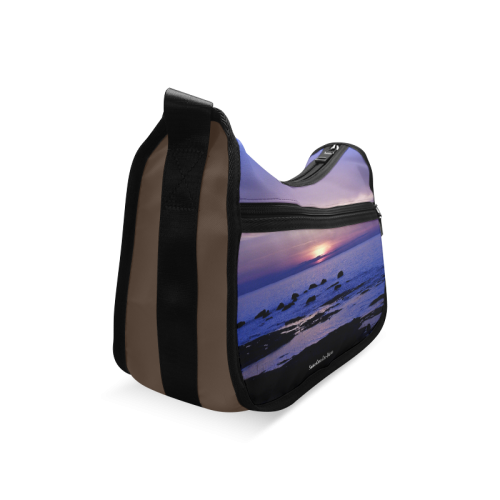 Blue and Purple Sunset Crossbody Bags (Model 1616)