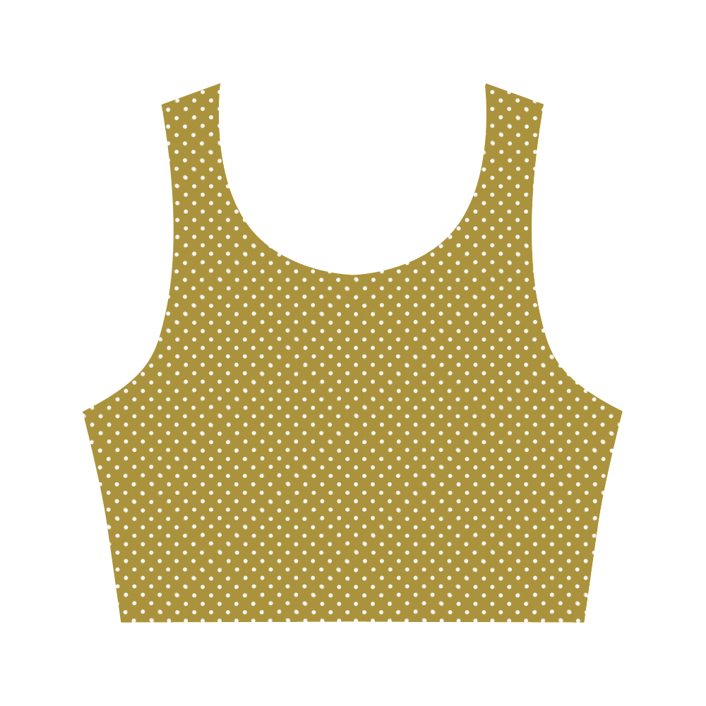polkadots20160634 Women's Crop Top (Model T42)