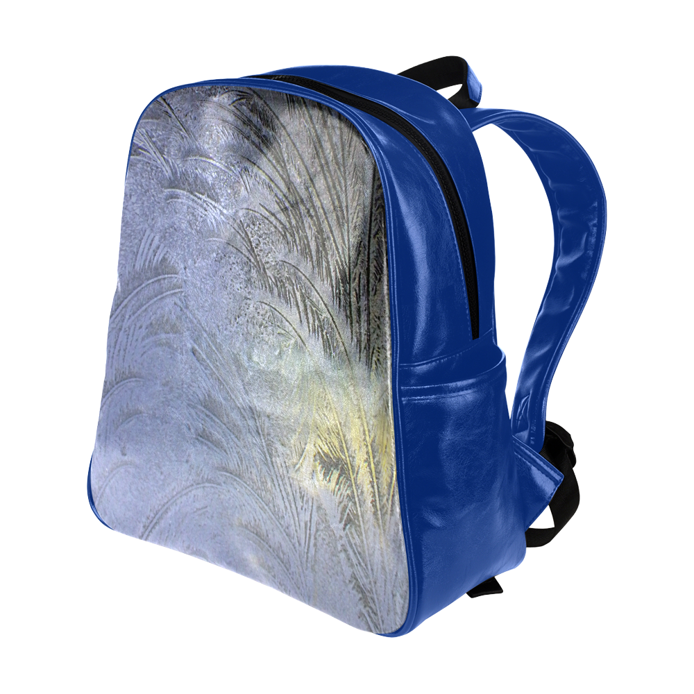 Iceflower macro Multi-Pockets Backpack (Model 1636)