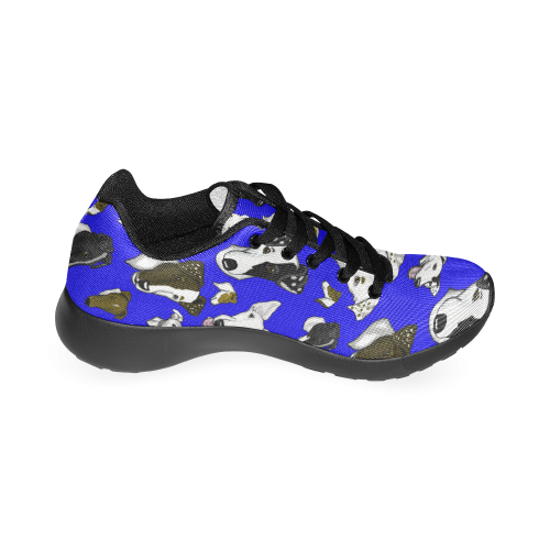 Smooth fox Terrier Blue/Black Women’s Running Shoes (Model 020)