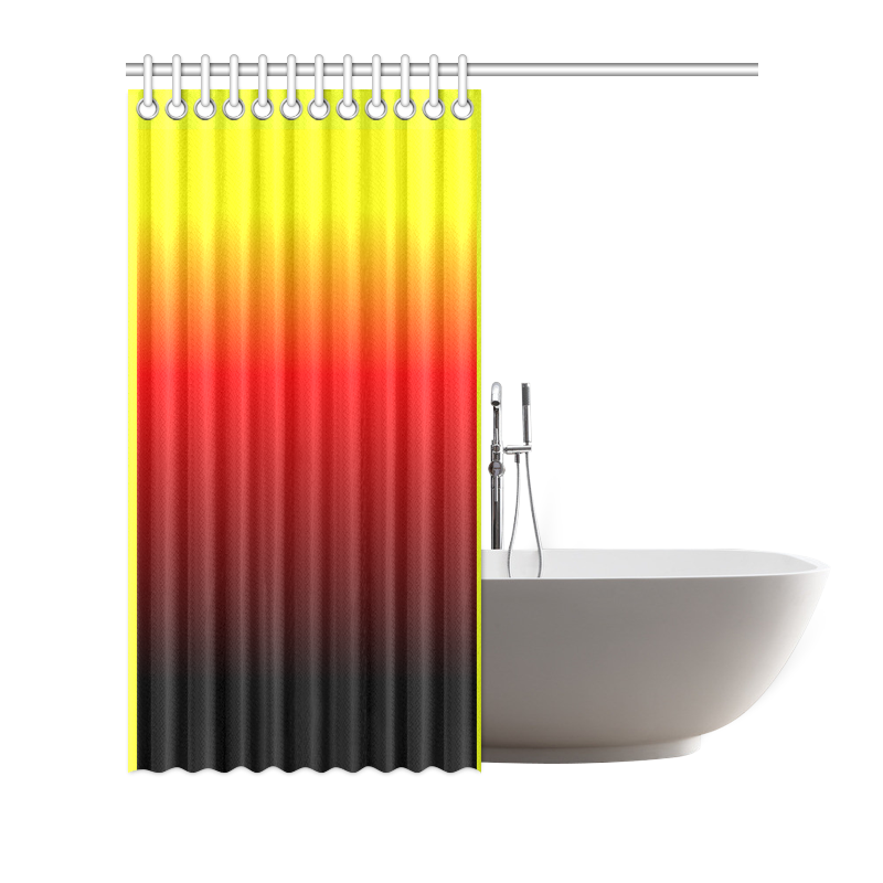 Ombre Sunset Shower Curtain 72"x72"