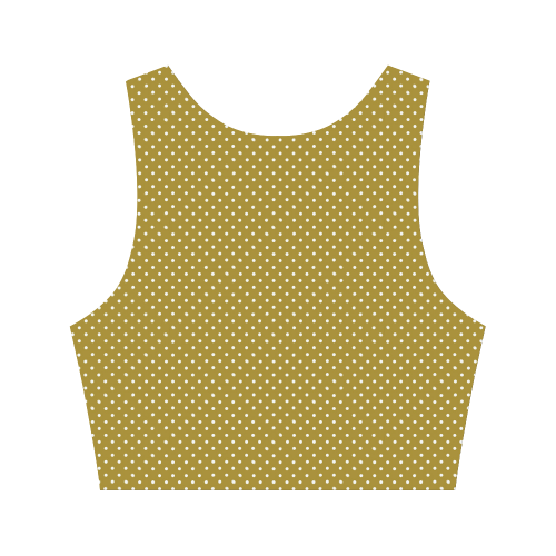polkadots20160634 Women's Crop Top (Model T42)