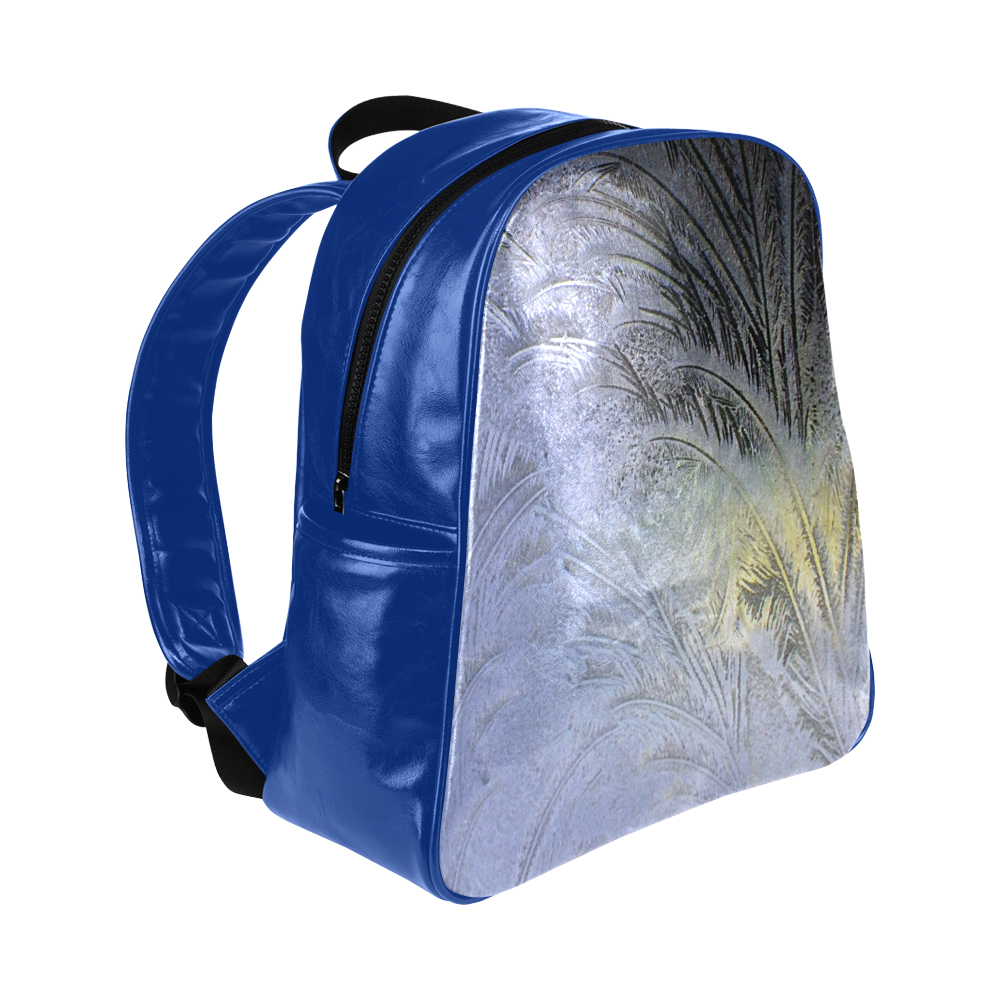 Iceflower macro Multi-Pockets Backpack (Model 1636)