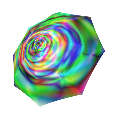 psychedelic-rose Foldable Umbrella (Model U01)