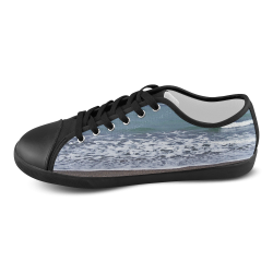 Foam on the Beach Men's Canvas Shoes (Model 016)