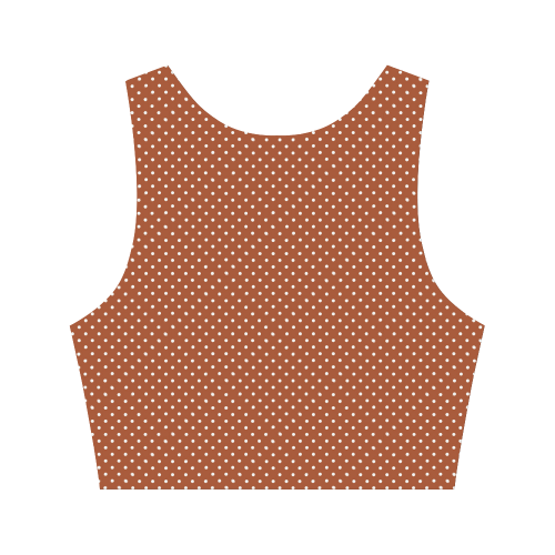 polkadots20160633 Women's Crop Top (Model T42)