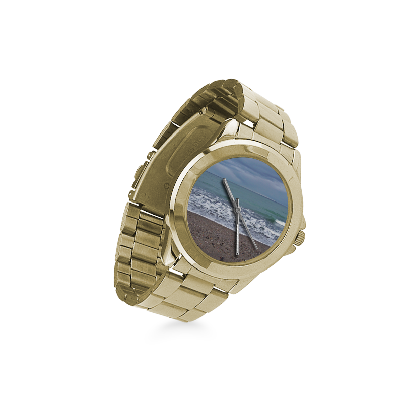 Foam on the Beach Custom Gilt Watch(Model 101)