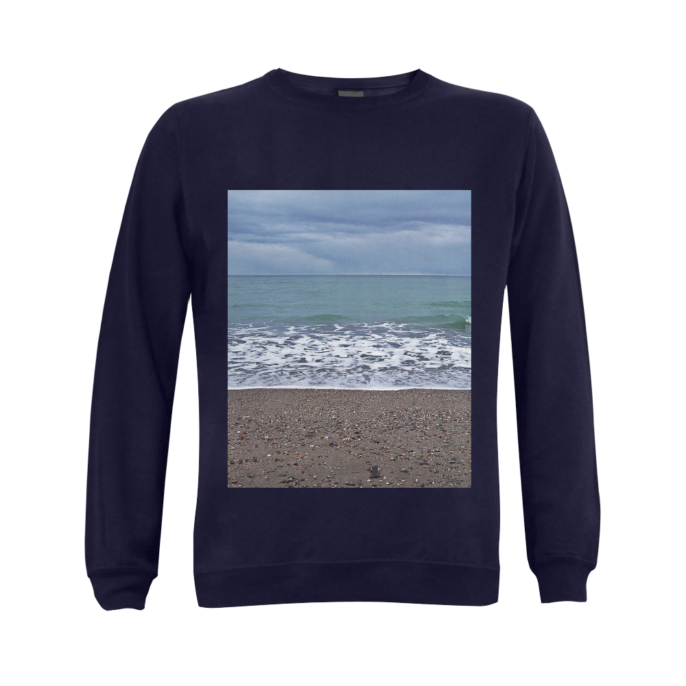 Foam on the Beach Gildan Crewneck Sweatshirt(NEW) (Model H01)