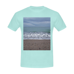 Foam on the Beach Men's Slim Fit T-shirt (Model T13)
