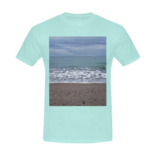 Foam on the Beach Men's Slim Fit T-shirt (Model T13)