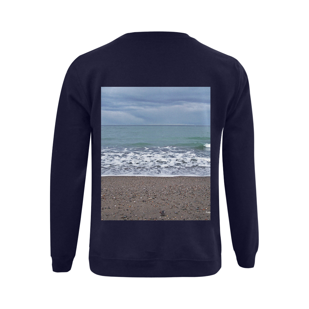 Foam on the Beach Gildan Crewneck Sweatshirt(NEW) (Model H01)