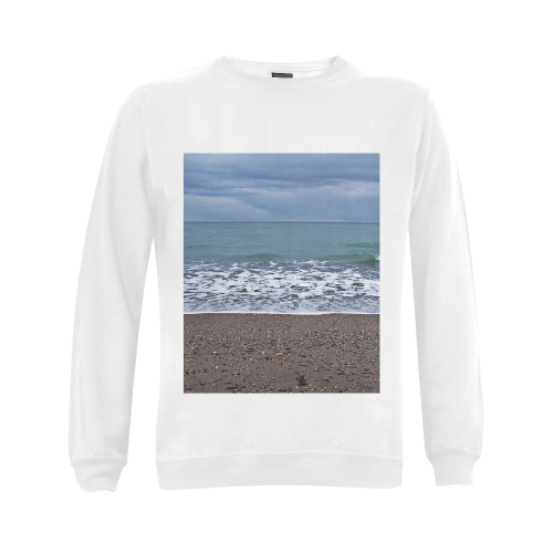 Foam on the Beach Gildan Crewneck Sweatshirt(NEW) (Model H01)