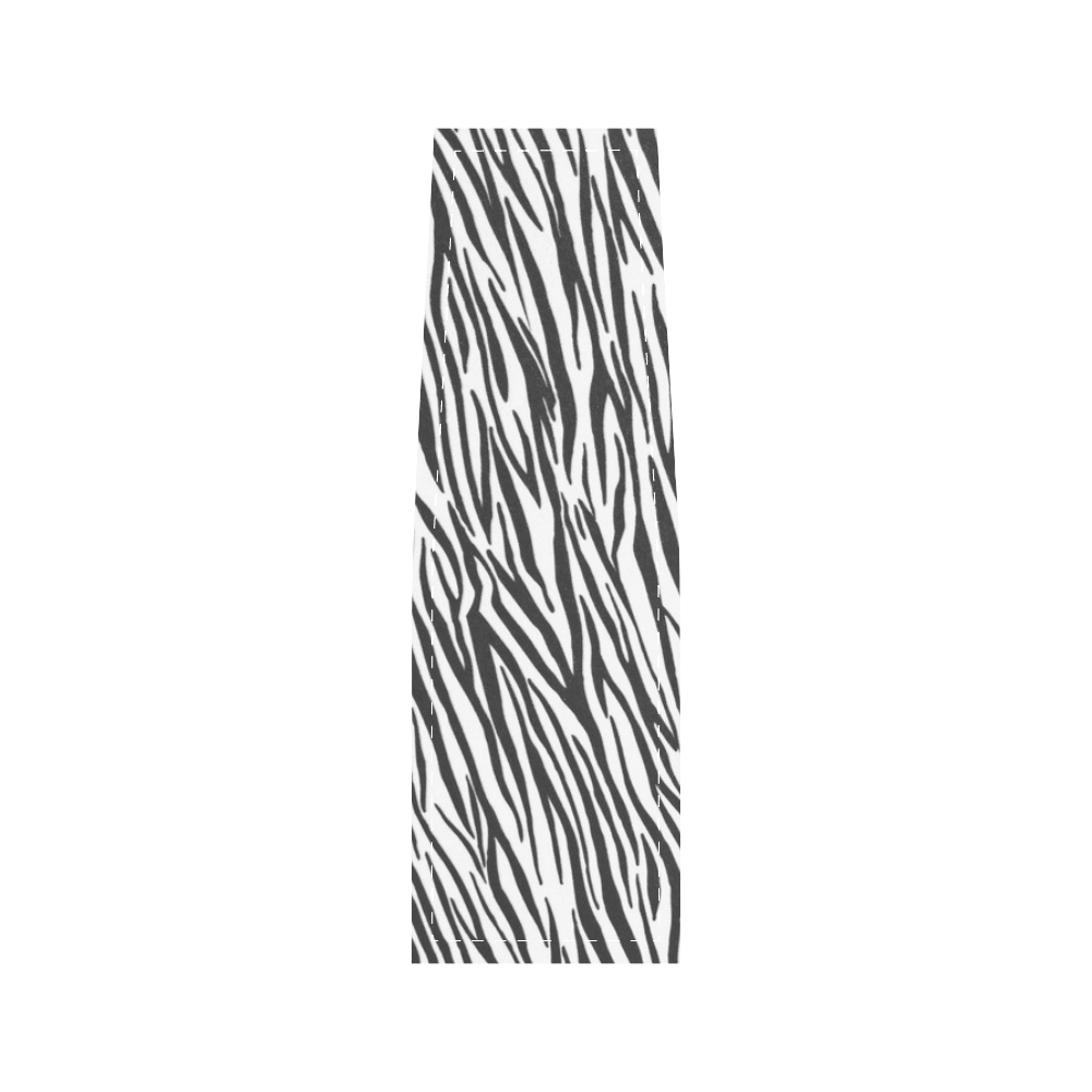 Zebra Stripes Animal Print Fur Saddle Bag/Small (Model 1649) Full Customization