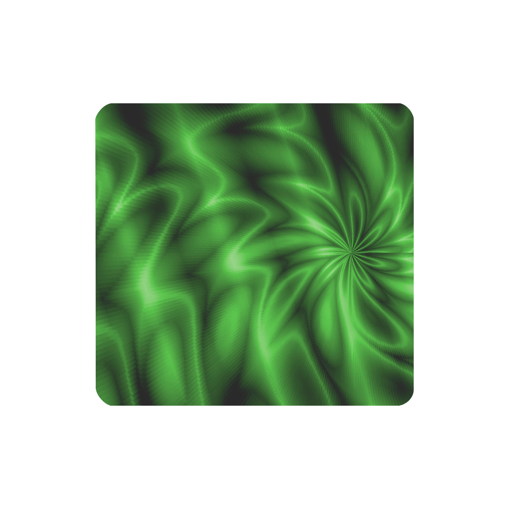 Green Shiny Swirl Women's Clutch Wallet (Model 1637)