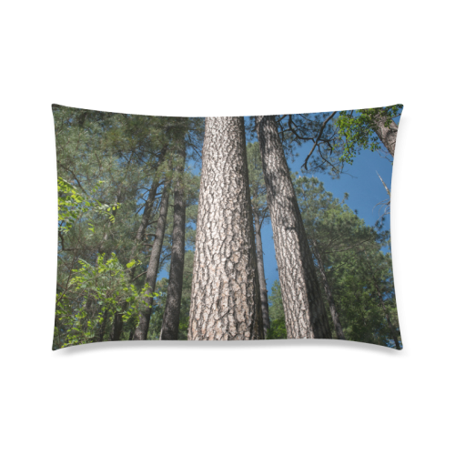 Tall Pine Trees Mt Lemmon Arizona Custom Zippered Pillow Case 20"x30"(Twin Sides)