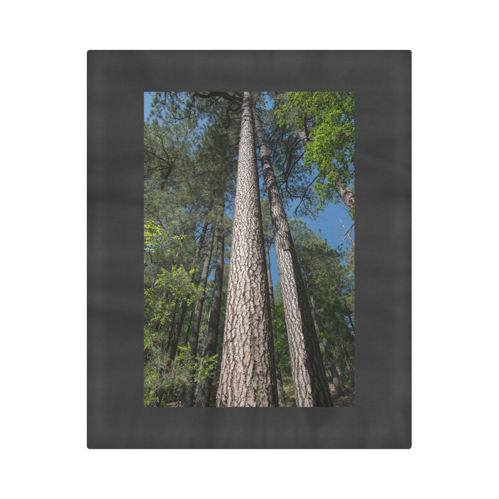 Tall Pine Trees Mt Lemmon Arizona Duvet Cover 86"x70" ( All-over-print)
