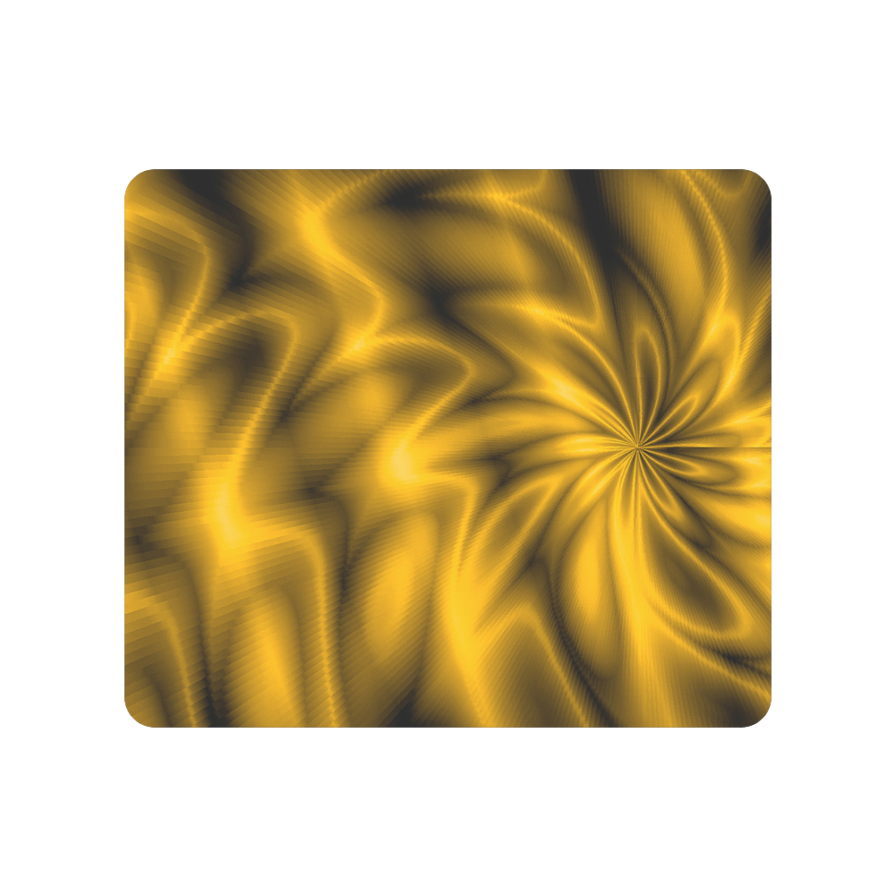 Golden Shiny Swirl Men's Clutch Purse （Model 1638）
