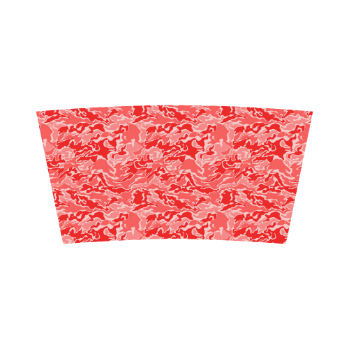 Camo Red Camouflage Print Pattern Bandeau Top