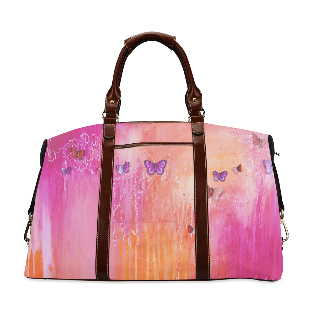 kellyanns butterflys travel bag Classic Travel Bag (Model 1643)