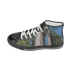 Tall Pine Trees Mt Lemmon Arizona Men’s Classic High Top Canvas Shoes (Model 017)