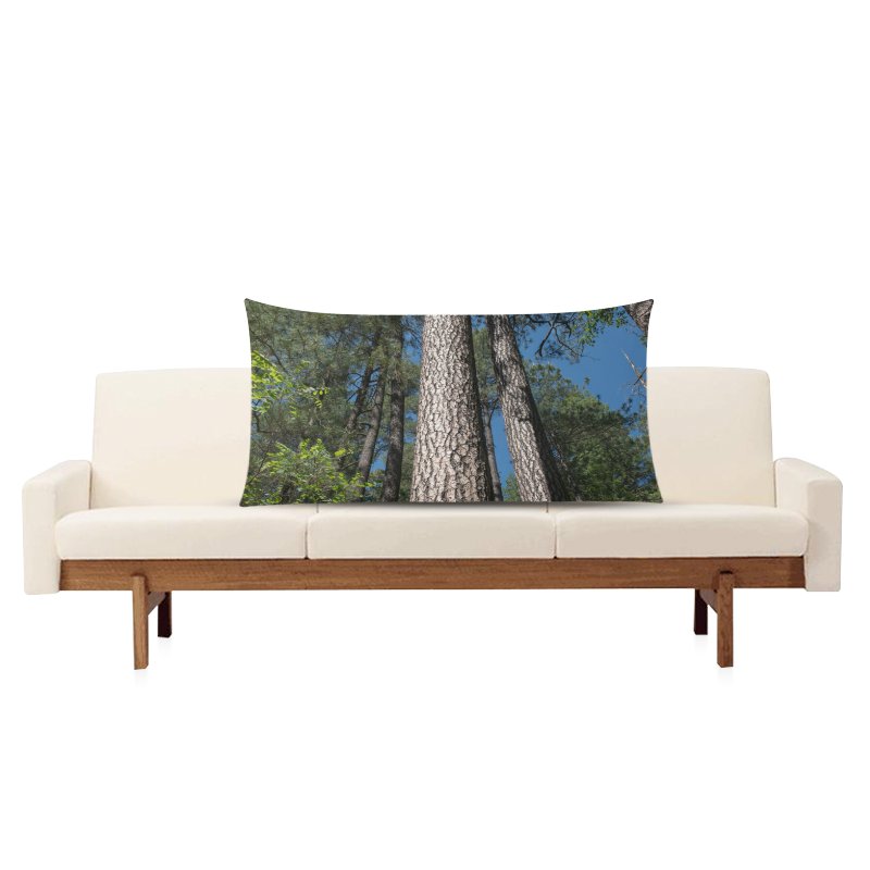 Tall Pine Trees Mt Lemmon Arizona Rectangle Pillow Case 20"x36"(Twin Sides)