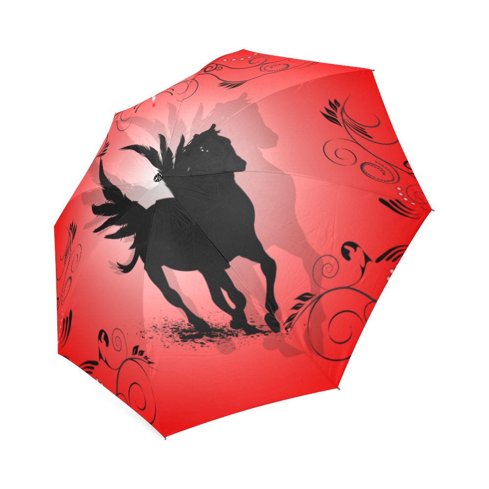 Pegasus silhouette Foldable Umbrella (Model U01)