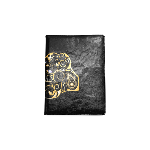 Wonderful gold, black elephant Custom NoteBook B5