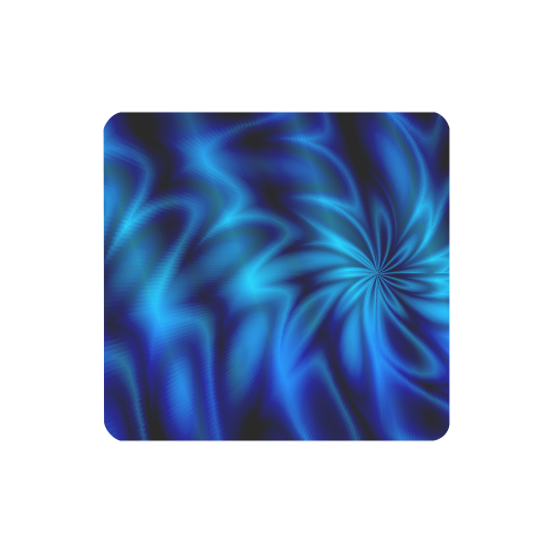 Blue Shiny Swirl Women's Clutch Wallet (Model 1637)