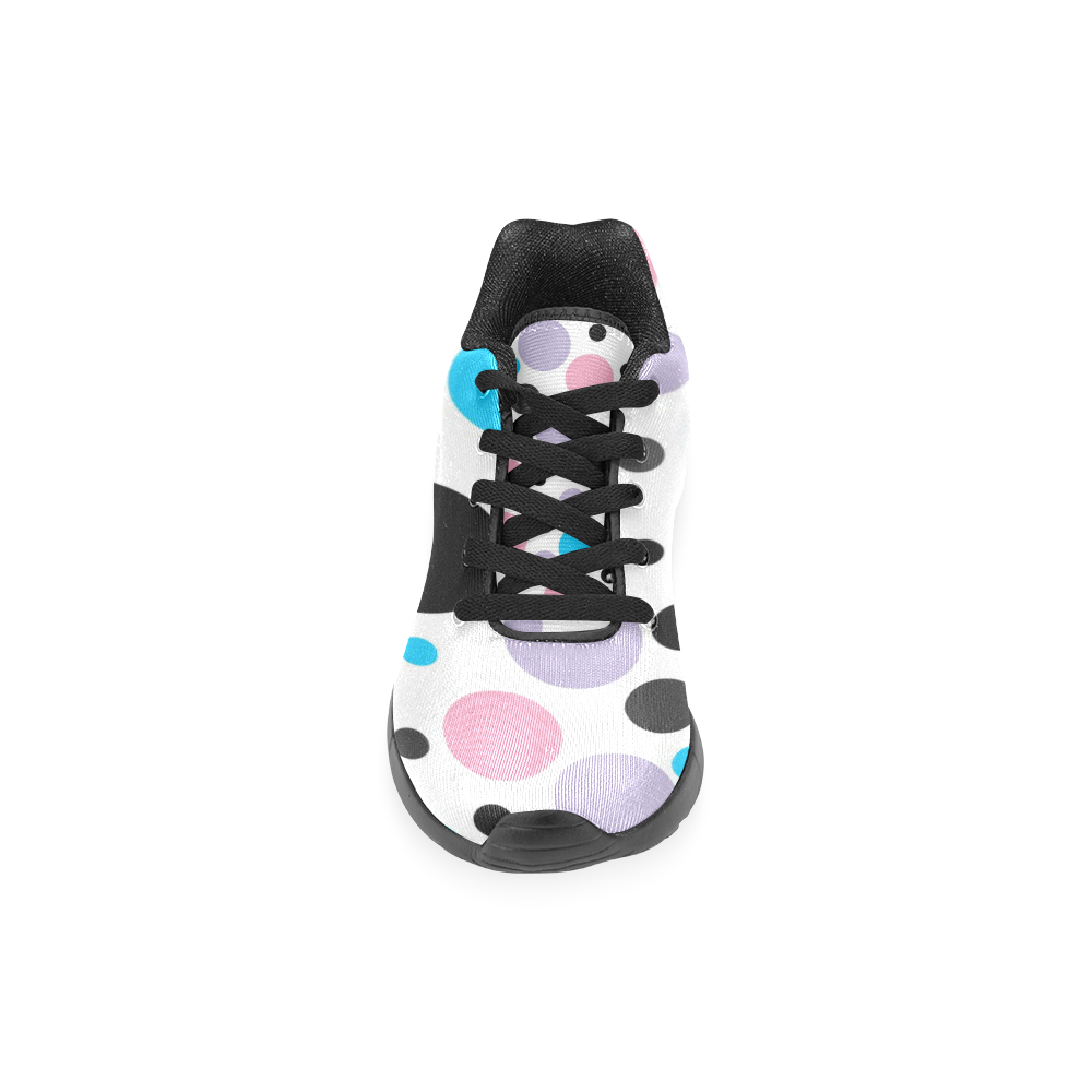 Confetti Polka Dots Women’s Running Shoes (Model 020)