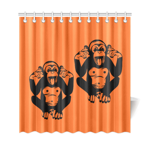 Monkey-Kids Shower Curtain 69"x72"