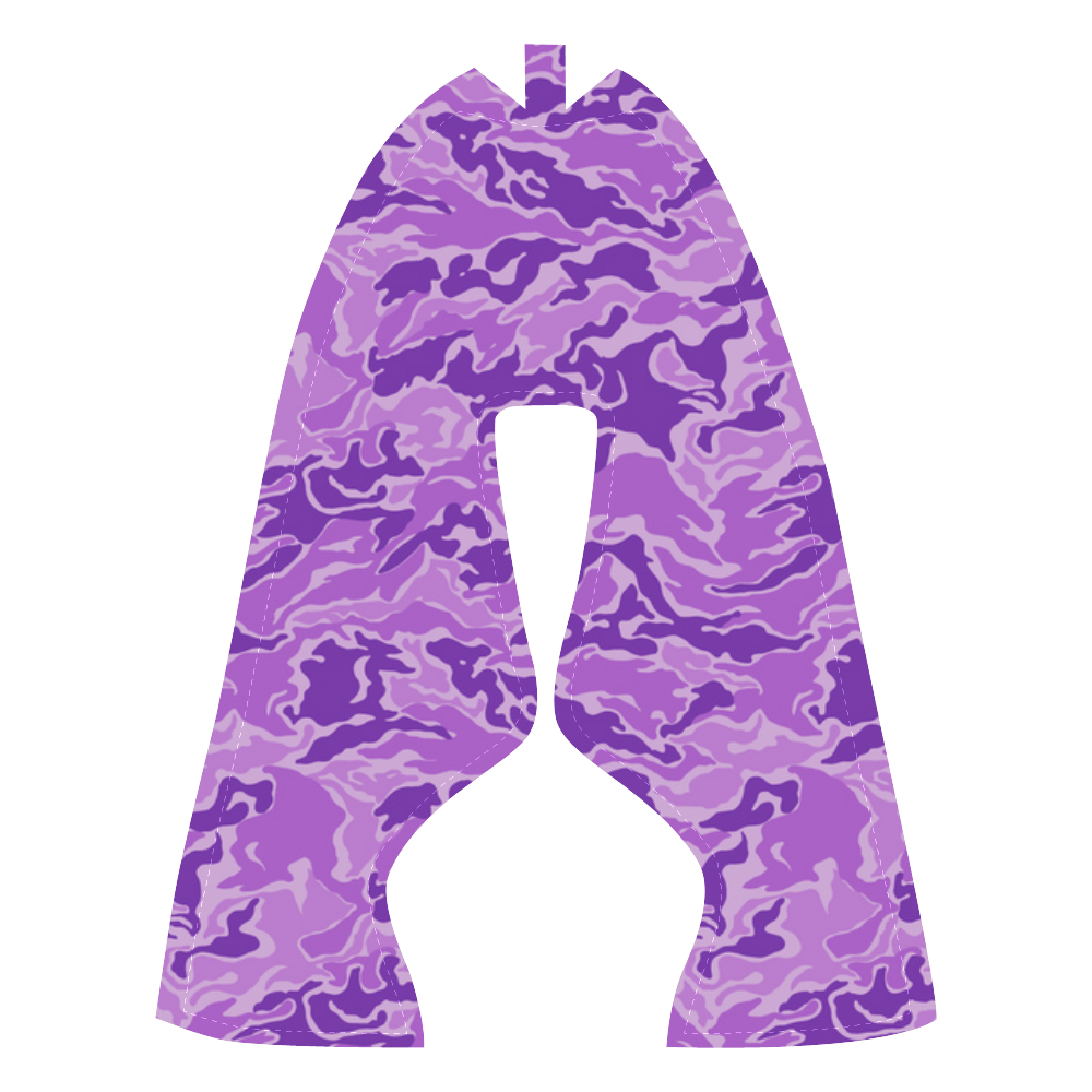 Camo Purple Camouflage Pattern Print Men’s Running Shoes (Model 020)