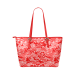 Nutcracker Yellow Pattern Print Leather Tote Bag