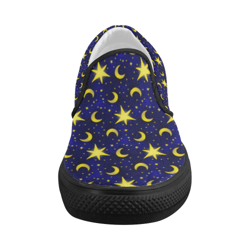 Stars N Moons Women's Slip-on Canvas Shoes (Model 019)