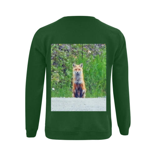 Red Fox Gildan Crewneck Sweatshirt(NEW) (Model H01)
