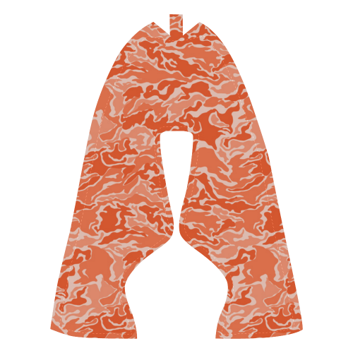 Camo Orange Camouflage Pattern Print Women’s Running Shoes (Model 020)