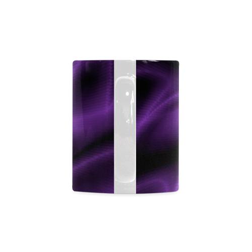 Lilac Shiny Swirl White Mug(11OZ)