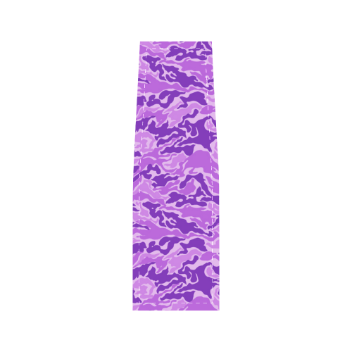 Camo Purple Camouflage Pattern Print Saddle Bag/Small (Model 1649) Full Customization