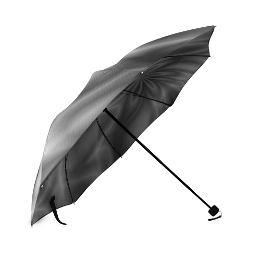 Grey Shiny Swirl Foldable Umbrella (Model U01)